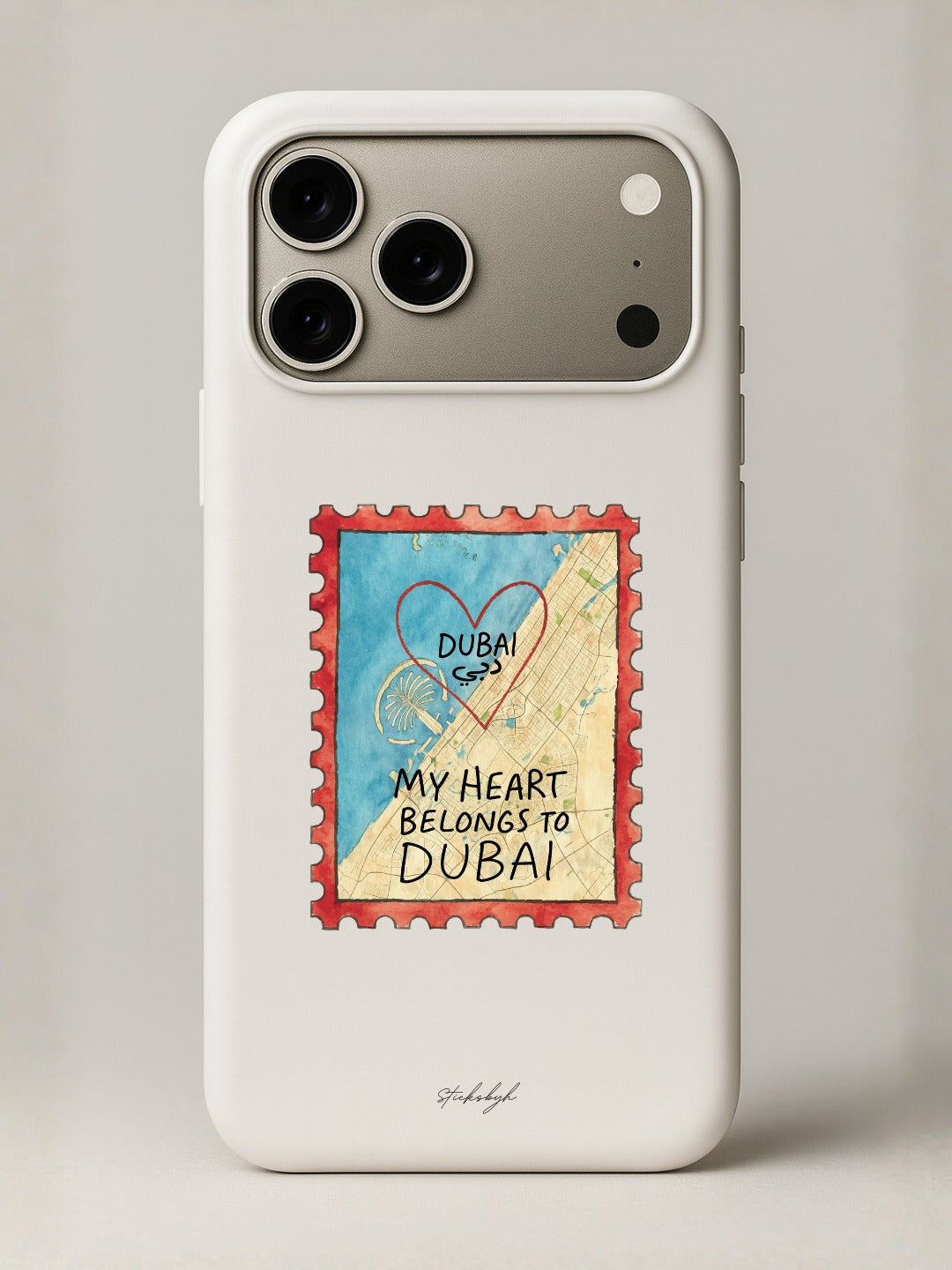 My Heart Belongs To Dubai iPhone Cover
