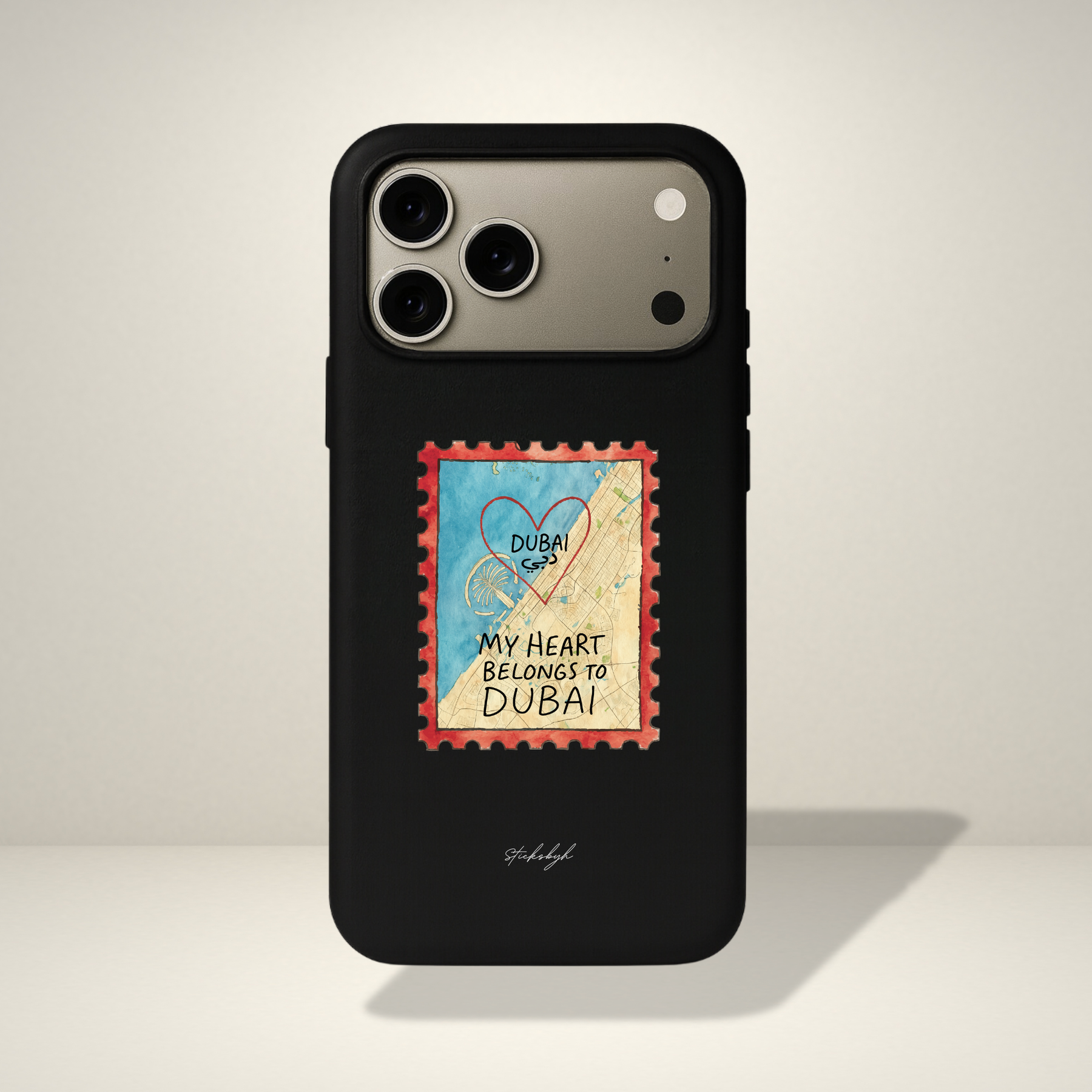 My Heart Belongs To Dubai iPhone Cover