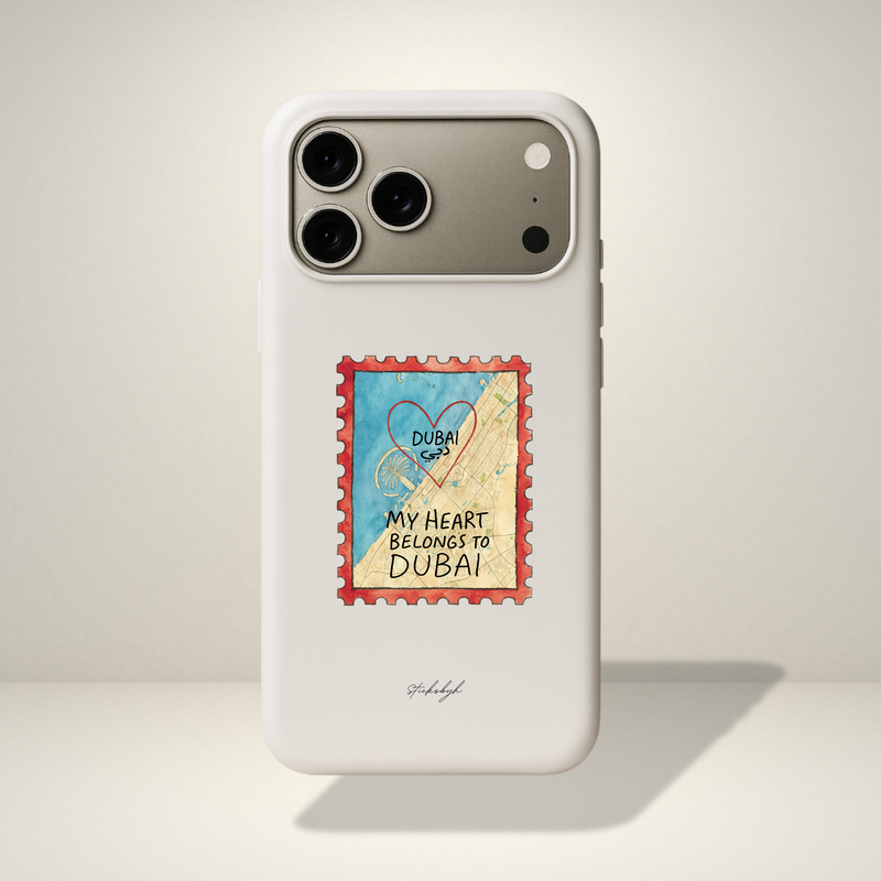 My Heart Belongs To Dubai iPhone Cover