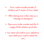 Custom Sticker Sheet