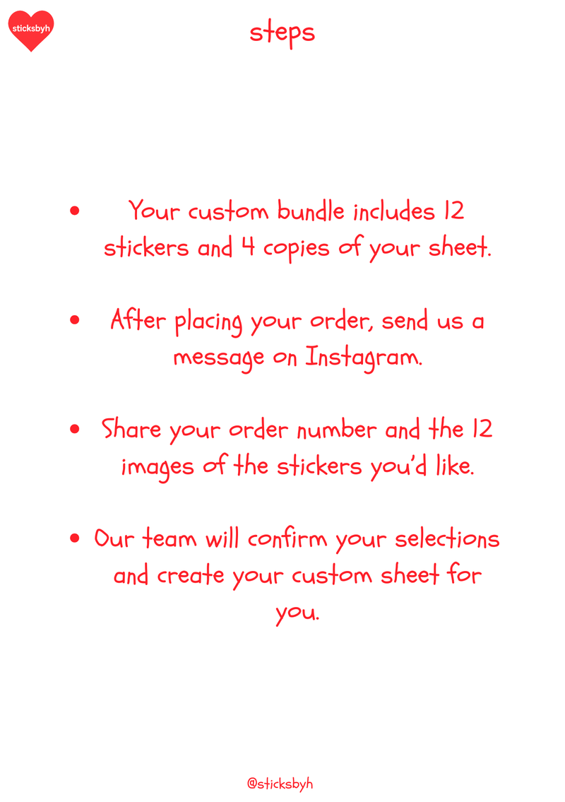 Custom Sticker Sheet