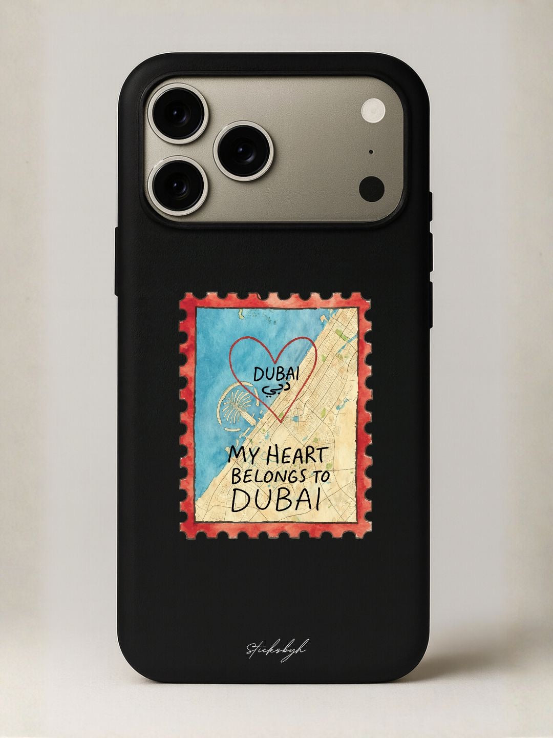 My Heart Belongs To Dubai iPhone Cover