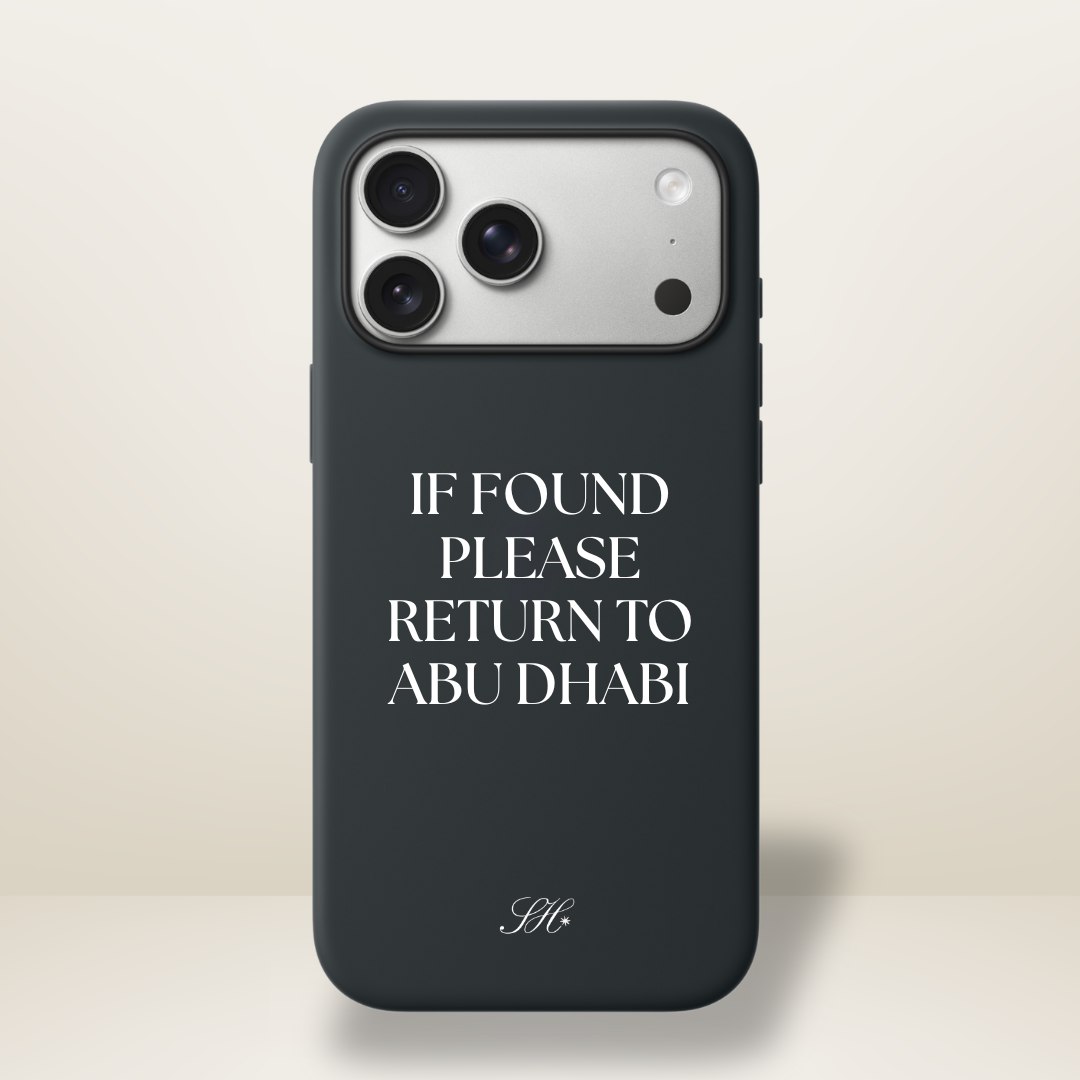 Return to Abu Dhabi